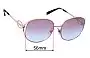 Sunglass Fix Replacement Lenses for Tiffany & Co TF 3065 - 56mm Wide 