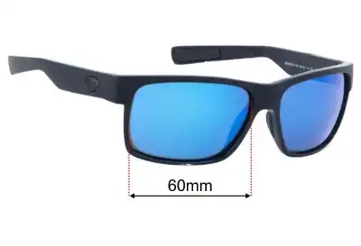Costa Del Mar Half Moon Replacement Lenses 60mm wide 