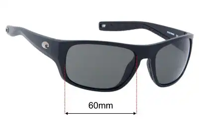 Costa Del Mar Tico Replacement Lenses 60mm wide 