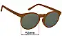 Sunglass Fix Replacement Lenses for Goodr Bodhi's Ultimate Ride - 50mm Wide 