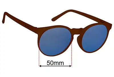 Goodr Pancake Sticky Icky Verres de Remplacement 50mm wide 
