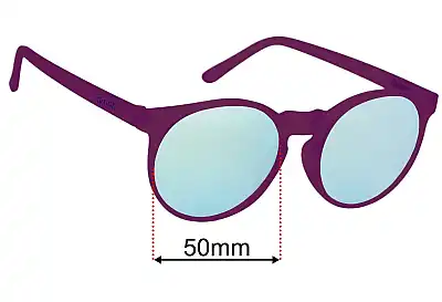 Goodr Thanks, They're Vintage Verres de Remplacement 50mm wide 