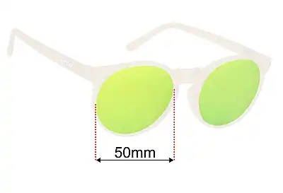 Goodr Yolk's On You Verres de Remplacement 50mm wide 