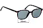 Sunglass Fix Replacement Lenses for Ray-Ban RB2193 Leonard - 55mm Wide 