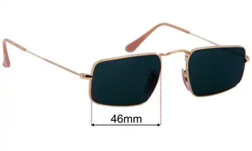 Ray-Ban RB3957 Julie Replacement Lenses 46mm wide 
