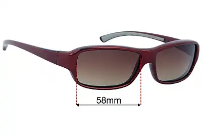 Vuarnet Ref 122 Lentes de Repuesto 58mm wide 