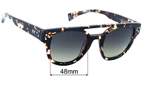AM Eyewear Capt Johnny Replacement Lenses 48mm wide 