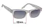 Sunglass Fix Replacement Lenses for Barton Perreira Preston - 52mm Wide 