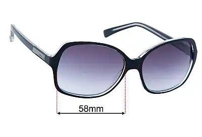 Calvin Klein R735S Lentes de Repuesto 58mm wide 