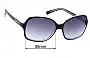 Sunglass Fix Replacement Lenses for Calvin Klein R735S - 58mm Wide 