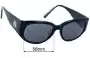 Sunglass Fix Replacement Lenses for Carla Zampatti Sun Rx 23 - 56mm Wide 