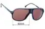 Sunglass Fix Ersatzgläser für Carrera Safari65/N - 62mm Wide 