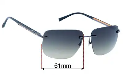 Chopard SCH C95 Replacement Lenses 61mm wide 
