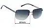 Sunglass Fix Replacement Lenses for Chopard SCH C95 - 61mm Wide 