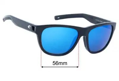 Costa Del Mar Bayside Replacement Lenses 56mm wide 