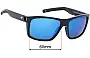 Sunglass Fix Replacement Lenses for Costa Del Mar Slack Tide - 60mm Wide 