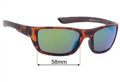 Costa Del Mar Whitetip Replacement Lenses 58mm wide 