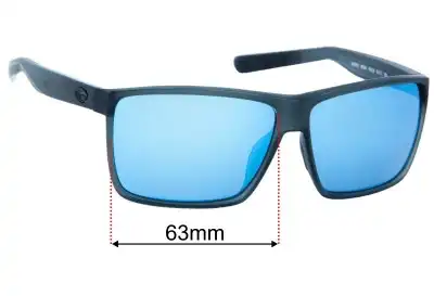 Costa Del Mar Rincon Replacement Lenses 63mm wide 