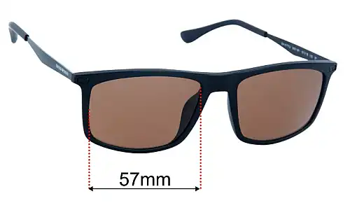 Emporio Armani EA4171U Replacement Lenses 57mm wide 