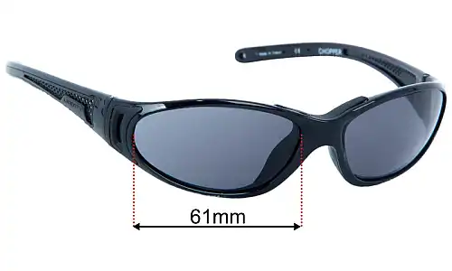 Liberty Sport Liberty Sport Chopper Replacement Lenses 61mm wide 
