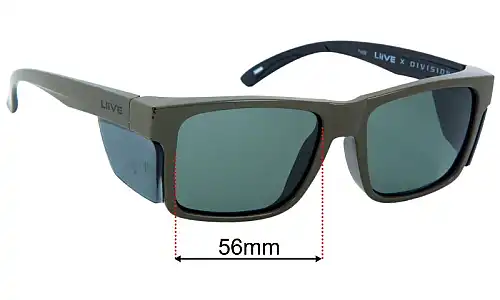 Liive Jonny Brooks Replacement Lenses 56mm wide 