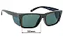 Sunglass Fix Replacement Lenses for Liive Jonny Brooks - 56mm Wide 