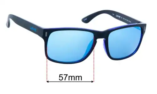 Liive Wolf Replacement Lenses 57mm wide 
