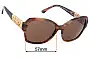 Sunglass Fix Ersatzgläser für Maui Jim MJ530 Swaying Palms - 57mm Wide 