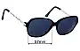 Sunglass Fix Replacement Lenses for Oroton  Alpine Classic - 57mm Wide 