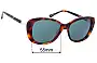 Sunglass Fix Replacement Lenses for Oroton  Derby - 55mm Wide 