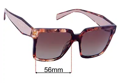 Prada SPR24Z Replacement Lenses 56mm wide 