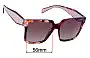 Sunglass Fix Replacement Lenses for Prada SPR24Z - 56mm Wide 
