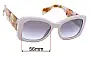 Sunglass Fix Replacement Lenses for Prada SPRA08 - 56mm Wide 