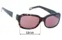 Sunglass Fix Replacement Lenses for Ralph Lauren RA 5049 - 54mm Wide 