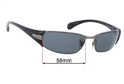 Ray-Ban RB3261 Ersatzgläser 58mm wide 