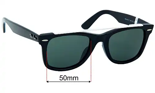 Ray Ban RB4540 Wayfarer Double Bridge Replacement Lenses 50mm 