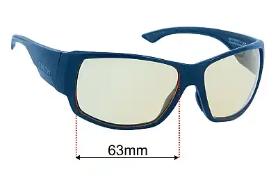 Smith Dockside/N Replacement Lenses 63mm wide 