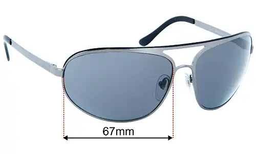 Bvlgari 5009 Lentilles de Remplacement 67mm wide 