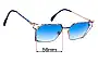 Sunglass Fix Replacement Lenses for Cazal Mod 250 - 56mm Wide 