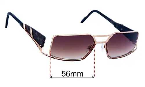 Cazal Mod 915 Replacement Lenses 56mm wide 