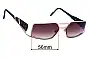Sunglass Fix Replacement Lenses for Cazal Mod 915 - 56mm Wide 