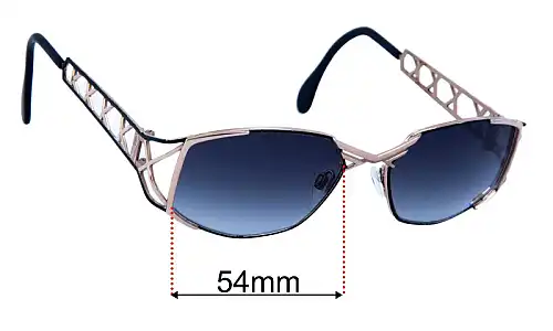 Cazal MOD 984 Replacement Lenses 54mm wide 