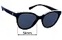 Sunglass Fix Replacement Lenses for Chanel 5414 - 54mm Wide 
