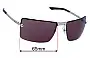 Sunglass Fix Replacement Lenses for Christian Dior Adiorable 2/L - 65mm Wide 