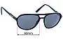 Sunglass Fix Replacement Lenses for Dolce & Gabbana DG6150 - 60mm Wide 
