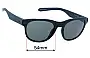 Sunglass Fix Replacement Lenses for Dragon Subflect - 54mm Wide 