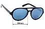 Sunglass Fix Replacement Lenses for Electric Scrambler - 59mm Wide 