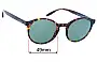 Sunglass Fix Ersatzgläser für Giorgio Armani AR 7162 - 49mm Wide 