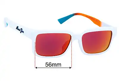 Maui Jim MJ655 Hiapo Asian Fit Replacement Lenses 56mm wide 