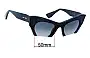 Sunglass Fix Replacement Lenses for Miu Miu SMU04Z - 50mm Wide 